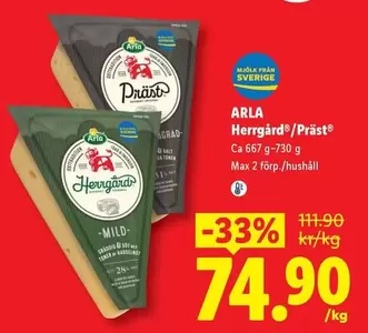 Arla - Herrgård/Präst