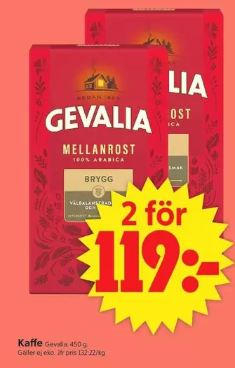 gevalia - MELLANROST BRYG G