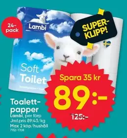 Lambi - Toalettpapper