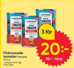 Fontana - Finkrossade tomater