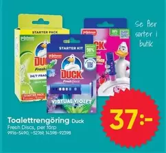 Duck - Toalettrengöring Fresh Discs