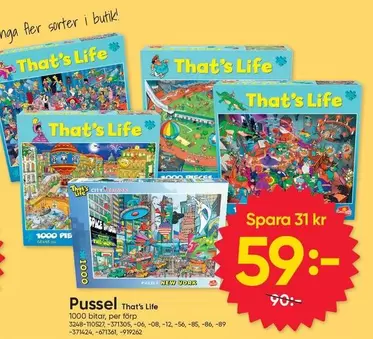 Pieces - Pussel That's Life