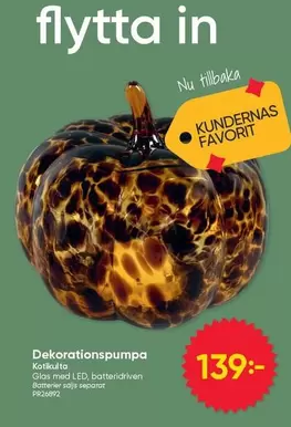Favorit - Dekorationspumpa