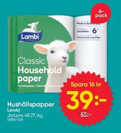 Lambi - Classic Household paper