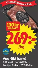 Vedrökt karré