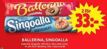 ballerina - Ballerina, Singoalla