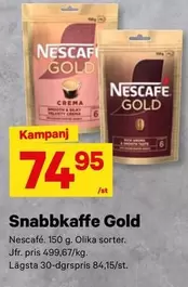 Nescafe - Snabblkaffe Gold