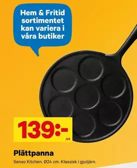 Senso Kitchen - Plättpanna