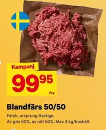 Blandfärs 50/50