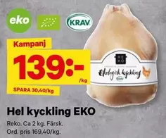 EKO - Hel kyckling