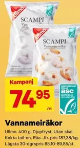 Ullmo - Scampi Vannameirakor