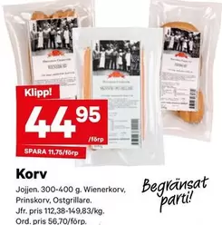 Jojjen - Korv