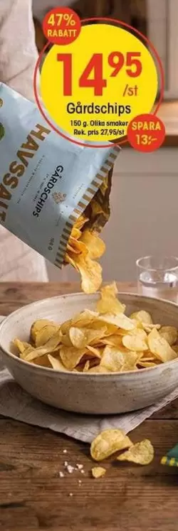 Gårdschips - Gärdschips