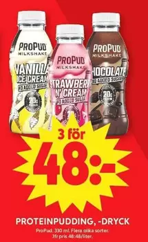 PROTEINPUDDING, -DRYCK