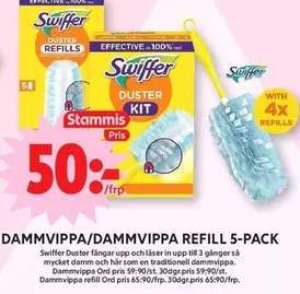 Dammvippa/Dammvippa Refill 5-Pack