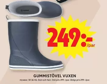 Mywear - Gummistövel Vuxen