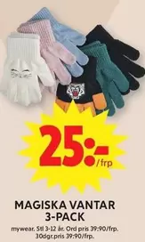 Mywear - MAGISKA VANTAR 3-PACK