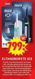 Oral B - ELTANDBORSTE IO3
