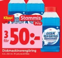 Diskmaskinsrengöring