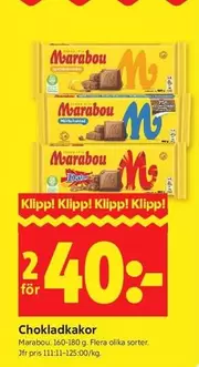 marabou - Chokladkakor