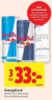 Red bull - Energidryck