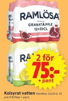 ramlösa - Kolsyrat vatten