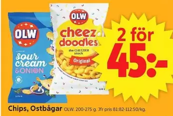 OLW - Chips, Ostbågar
