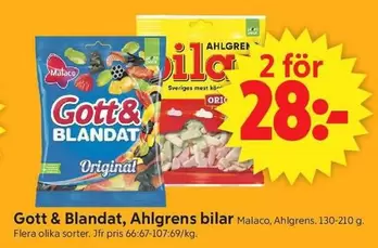 Malaco - Gott & Blandat, Ahlgrens bilar