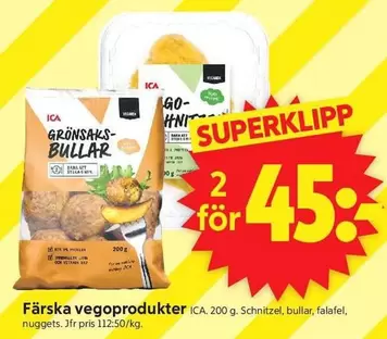 Färska vegoprodukter
