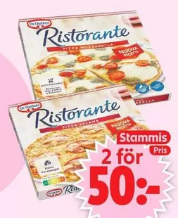 Dr. Oetker - Ristorante Pizza Mozzarella, Pizza Salami