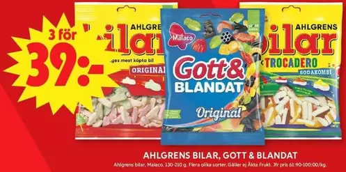 Malaco - Bilar, Gott & Blandat