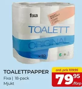 Fixa - TOALETTPAPPER