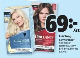 Schwarzkopf - Hårfärg Brilliance, Blonde
