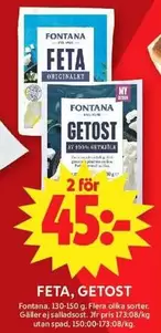 Fontana - FETA, GETOST