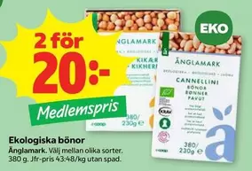 Änglamark - Ekologiska bönor