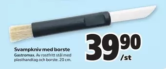 GastroMax - Svampkniv med borste
