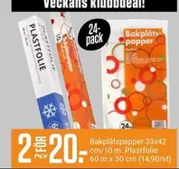Bakplåtspapper