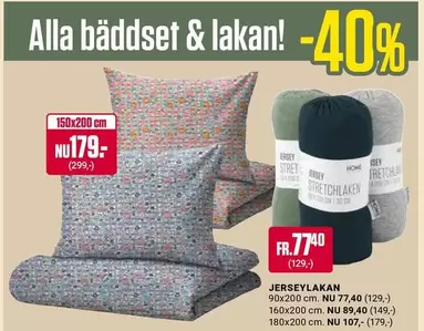 Alla bäddset & lakan!