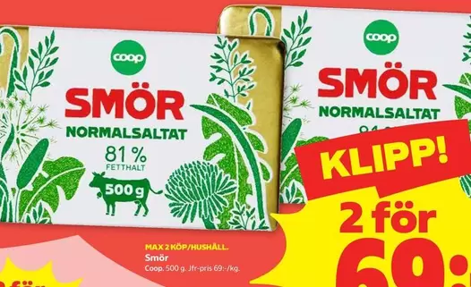 Coop - Smör Normalsaltat