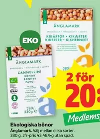Änglamark - Ekologiska bönor