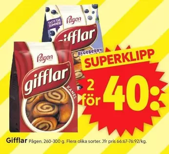Pågen - Gifflar