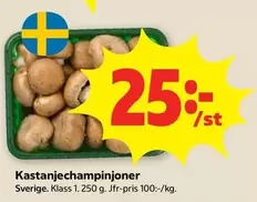 Kastanjechampinjoner