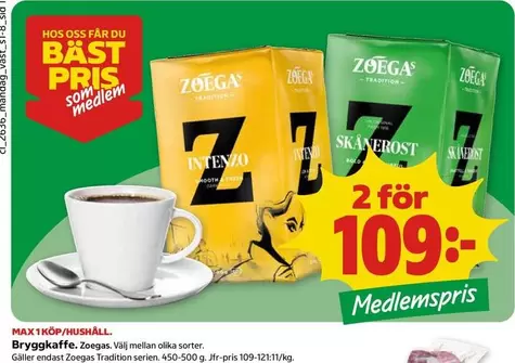 Zoegas - Bryggkaffe