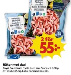 Royal Greenland - Räkor med skal