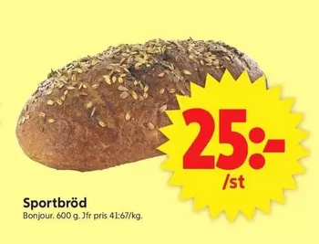 Bonjour - Sportbröd