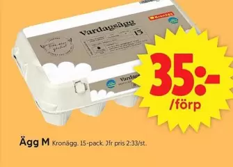 Kronägg - Ägg M