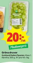 Gröna druvor