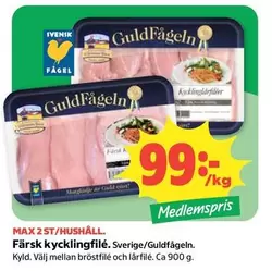 Guldfågeln - Färsk kycklingfilé