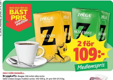 Zoegas - Bryggkaffe
