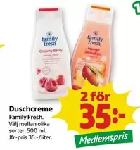 Family Fresh - Duschcreme
